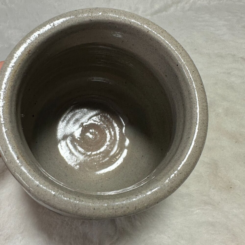 Hunter Green Leaf Westerwald German Pottery Small Crock Stamped - Picture 5 of 7
